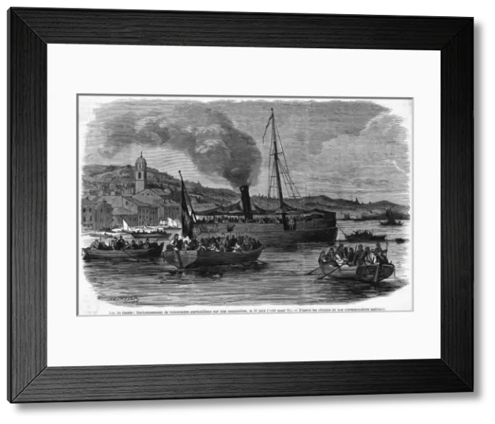 Framed Print : Garda Embarkation Framed Print : Garda Embarkation