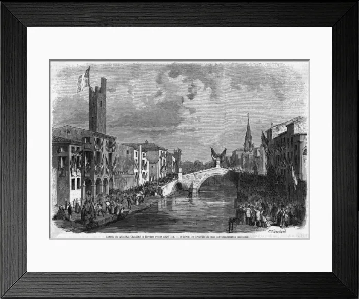 Framed Print : Italians Enter Rovigo Framed Print : Italians Enter Rovigo