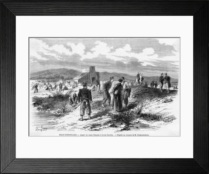 Framed Print : French Reinforcements