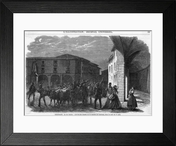 Framed Print : Wounded from Custozza Framed Print : Wounded from Custozza