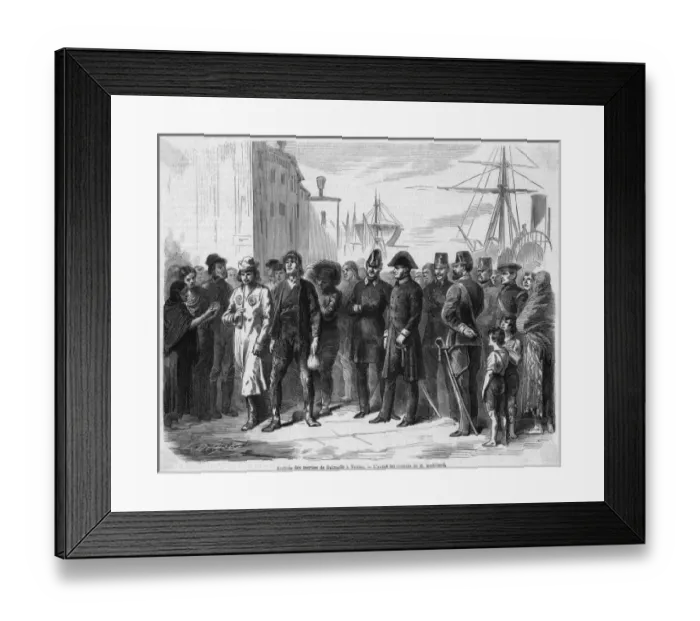Framed Print : Reinforcements at Venice Framed Print : Reinforcements at Venice