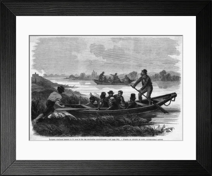Framed Print : Venetian Refugees Framed Print : Venetian Refugees