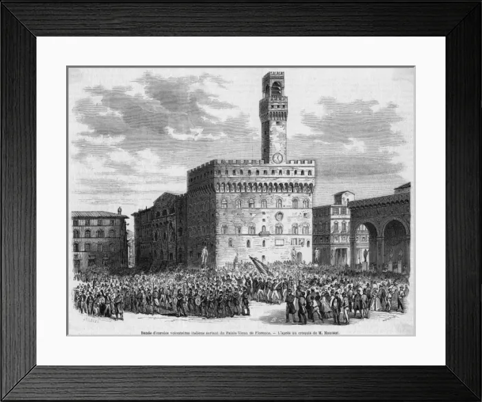 Framed Print : Firenze Volunteers Framed Print : Firenze Volunteers