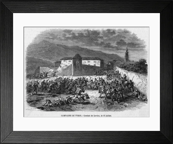 Framed Print : Battle of Levico Framed Print : Battle of Levico
