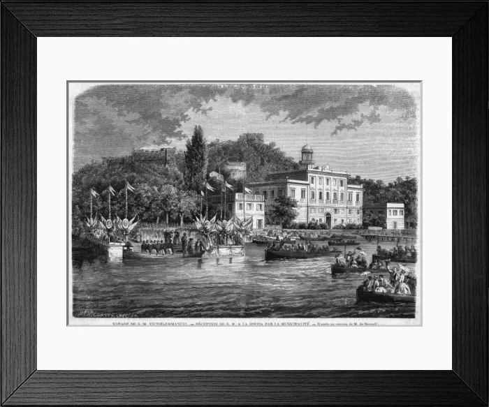 Framed Print : Vitt. Eman. at LA Spezia Framed Print : Vitt. Eman. at LA Spezia