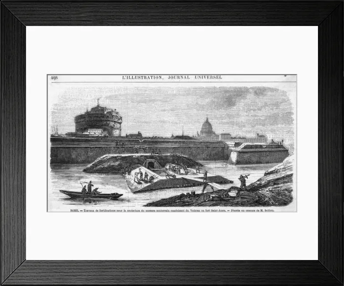 Framed Print : Defences of Rome Framed Print : Defences of Rome