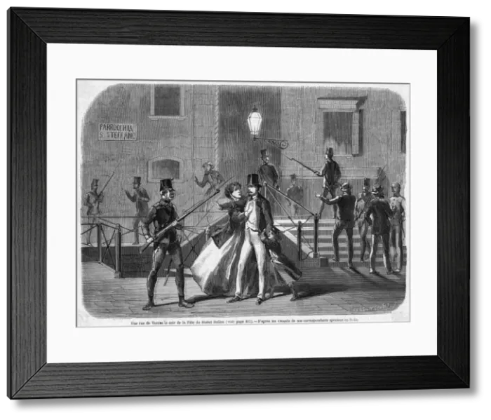 Framed Print : Precautions in Venice Framed Print : Precautions in Venice