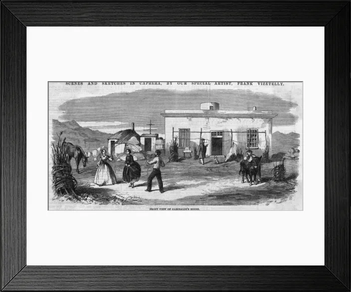 Framed Print : Garibaldi at Caprera 1 Framed Print : Garibaldi at Caprera 1