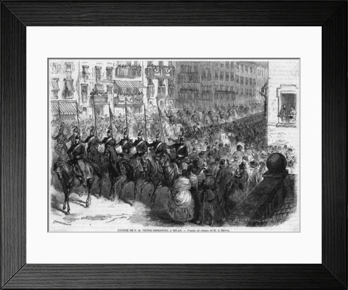 Framed Print : Vit. Em. in Milano Framed Print : Vit. Em. in Milano