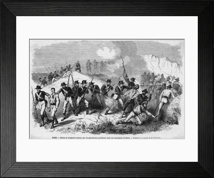 Framed Print : Brigands at Rome Framed Print : Brigands at Rome