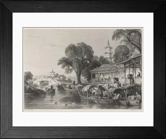 Framed Print : Silk Farm at Hoo-Chen Framed Print : Silk Farm at Hoo-Chen