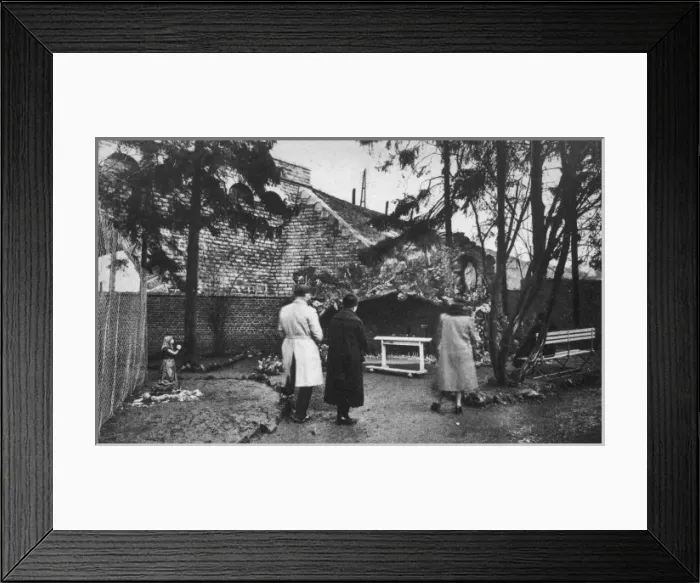 Framed Print : Pilgrims, Beauraing Framed Print : Pilgrims, Beauraing