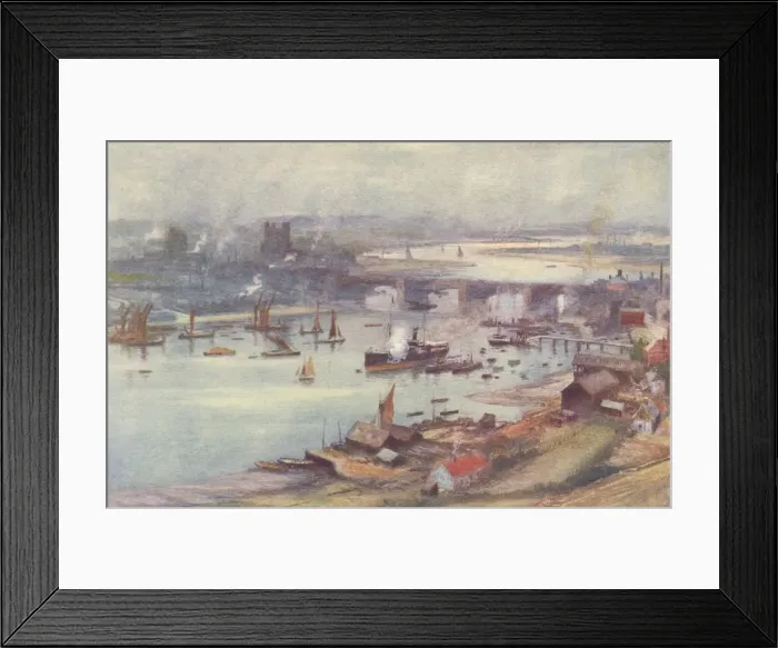 Framed Print : Rochester / Wyllie 1905 Framed Print : Rochester / Wyllie 1905