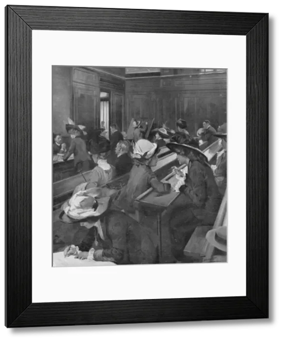 Framed Print : Girls at Sorbonne 1911 Framed Print : Girls at Sorbonne 1911