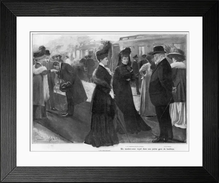 Framed Print : Edward VII & Relatives Framed Print : Edward VII & Relatives
