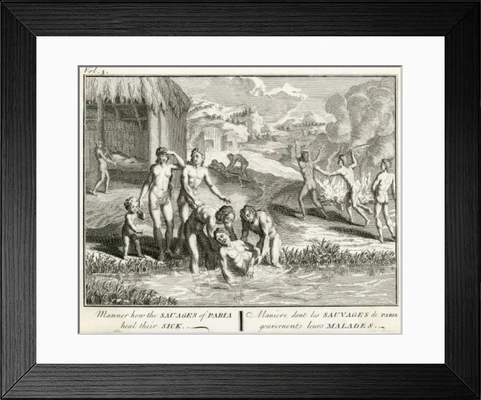 Framed Print : Healing / Venezuela / 1730 Framed Print : Healing / Venezuela / 1730