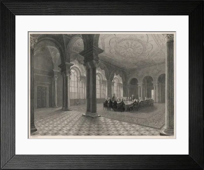 Framed Print : Bank of England Parlour