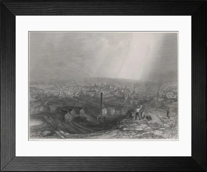 Framed Print : Sheffield / Warren C1840 Framed Print : Sheffield / Warren C1840