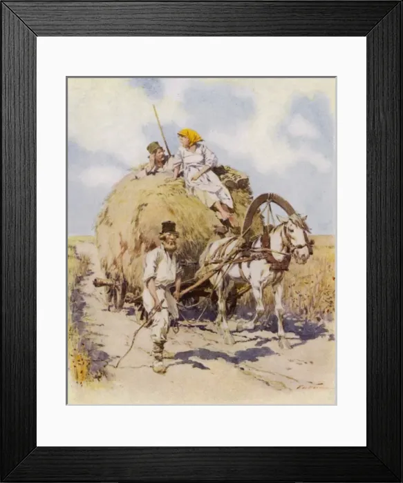 Framed Print : Russian Harvest 1913 Framed Print : Russian Harvest 1913