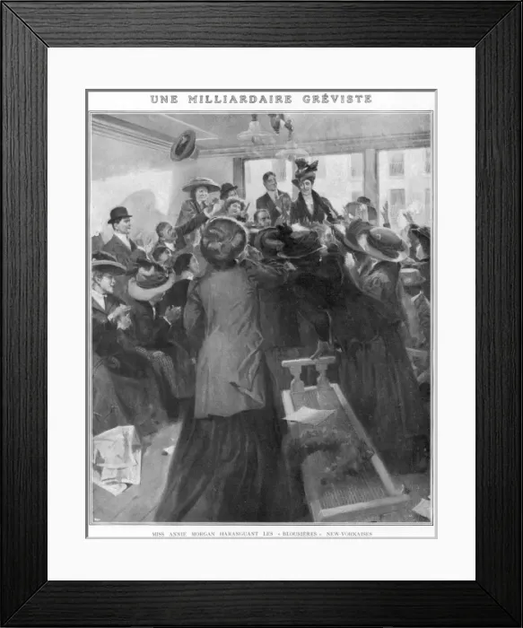 Framed Print : Rag Trade Strike 1910 Framed Print : Rag Trade Strike 1910