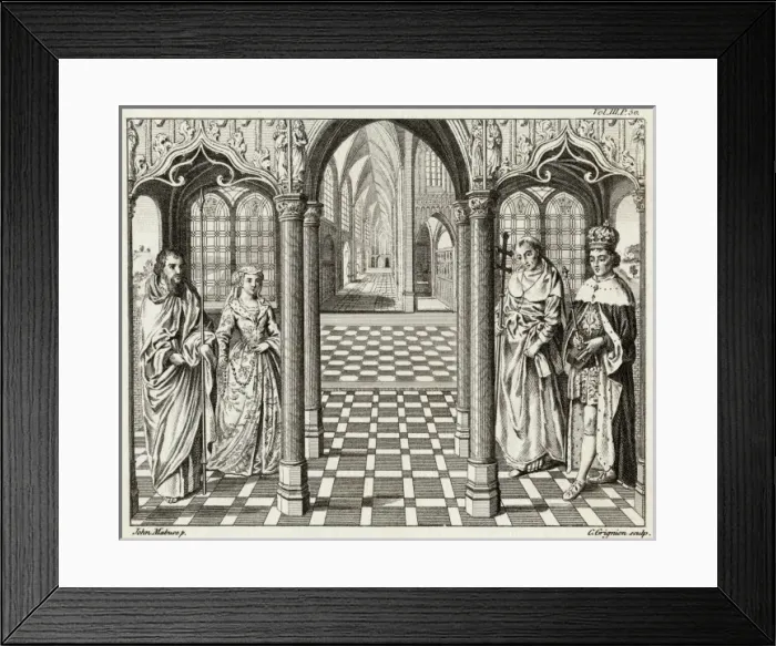 Framed Print : Marriage of Henry VII Framed Print : Marriage of Henry VII