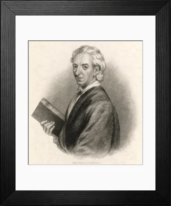 Framed Print : John Evelyn / Engleheart Framed Print : John Evelyn / Engleheart
