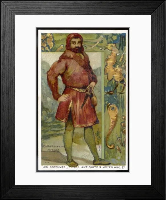Framed Print : Racial Types / Poland / 12C Framed Print : Racial Types / Poland / 12C