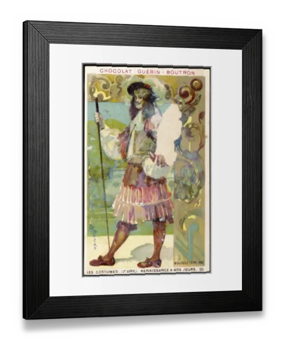 Framed Print : Military / Dress / Musketeer Framed Print : Military / Dress / Musketeer