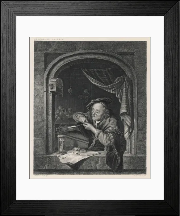 Framed Print : Dutch Writing Master Framed Print : Dutch Writing Master