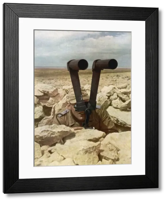 Framed Print : Germans Use Periscope Framed Print : Germans Use Periscope