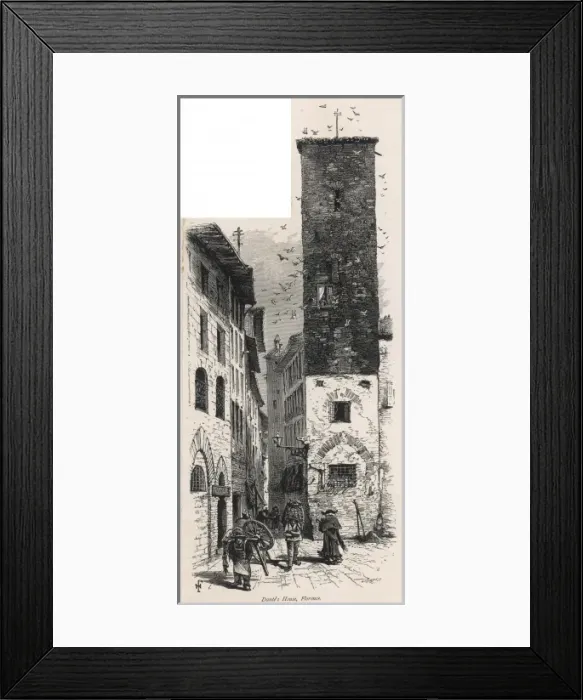 Framed Print : Dante Alighieri / Florence Framed Print : Dante Alighieri / Florence