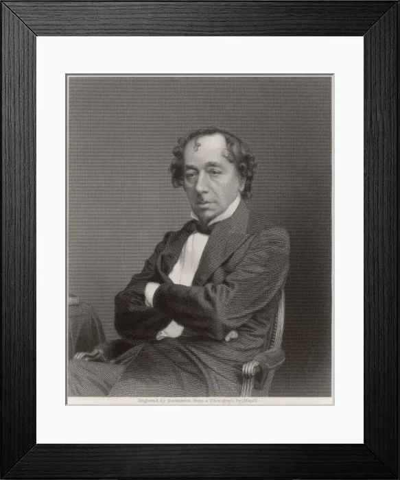 Framed Print : Disraeli / Mayall Framed Print : Disraeli / Mayall