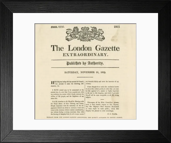 Framed Print : Announces her Marriage Framed Print : Announces her Marriage