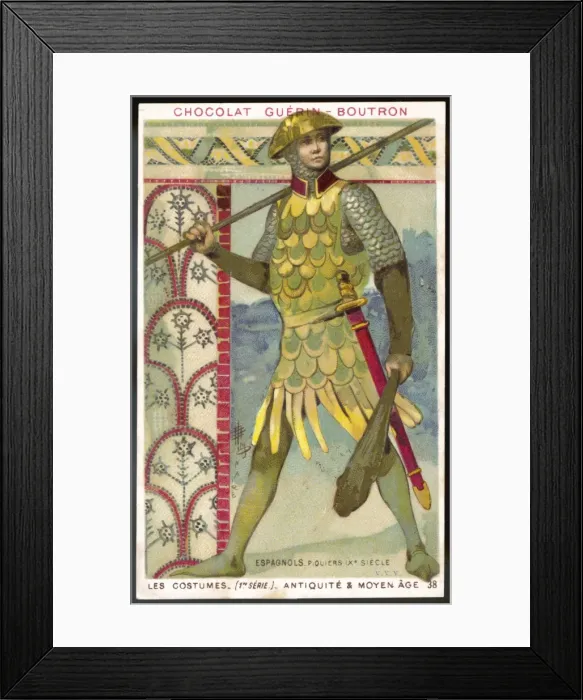 Framed Print : Costume / Men / Pikeman 9C Framed Print : Costume / Men / Pikeman 9C