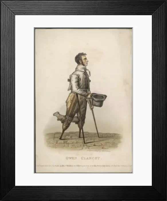 Framed Print : Beggar / Owen Clancey Framed Print : Beggar / Owen Clancey