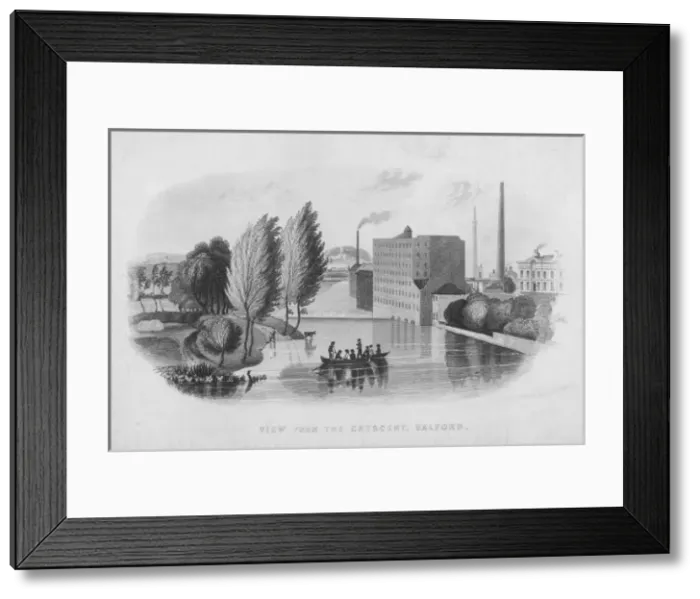 Framed Print : SALFORD. A picturesque view of the factory district Framed Print : SALFORD. A picturesque view of the factory district