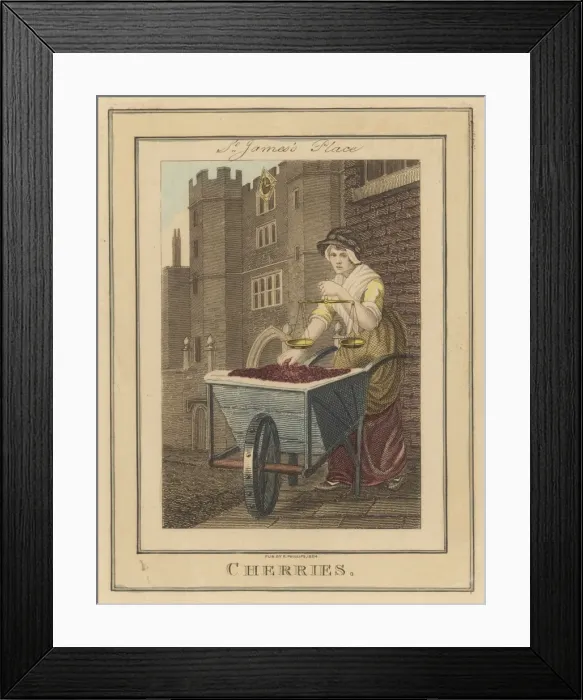 Framed Print : Cherry Seller Framed Print : Cherry Seller