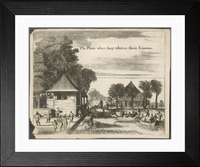 Framed Print : Linen, East Indies Framed Print : Linen, East Indies