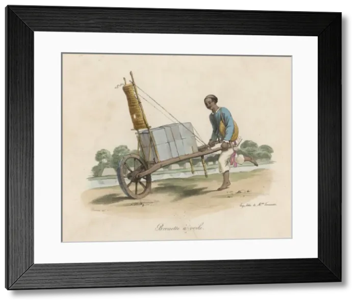 Framed Print : Transporting Cut Stone Framed Print : Transporting Cut Stone
