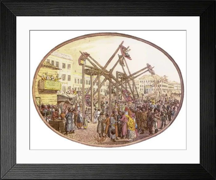Framed Print : UPS-AND-DOWNS / FAIR / 1804 Framed Print : UPS-AND-DOWNS / FAIR / 1804