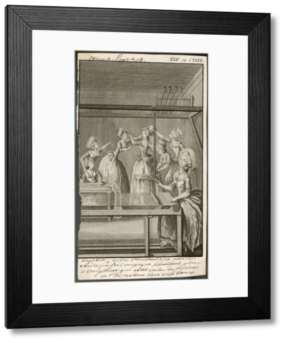 Framed Print : Textile Workers Framed Print : Textile Workers