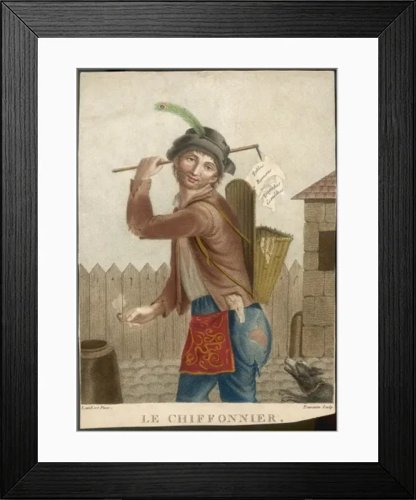 Framed Print : Rag-And-Bone Man Framed Print : Rag-And-Bone Man