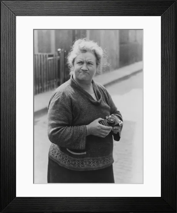 Framed Print : Woman with her Camera Framed Print : Woman with her Camera