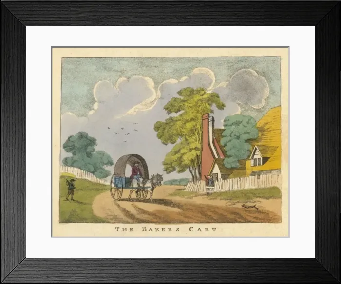 Framed Print : The Bakers Cart Framed Print : The Bakers Cart