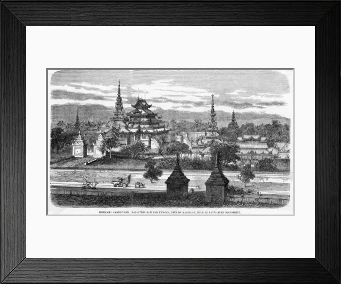 Framed Print : Myanmar Amarapura Framed Print : Myanmar Amarapura
