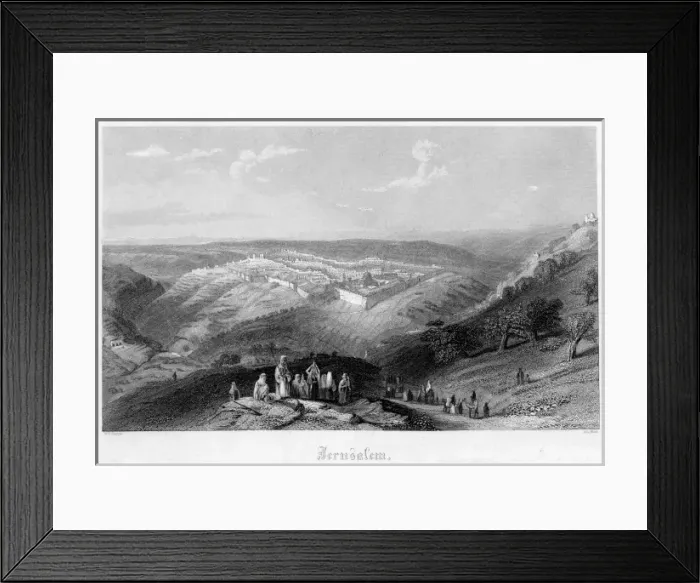 Framed Print : Israel Jerusalem Framed Print : Israel Jerusalem