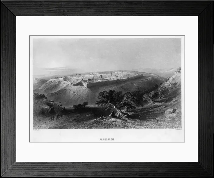 Framed Print : Israel Jerusalem Framed Print : Israel Jerusalem