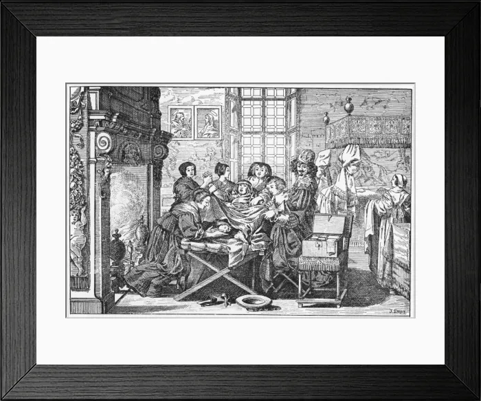 Framed Print : Woman Giving Birth 17Thc Framed Print : Woman Giving Birth 17Thc