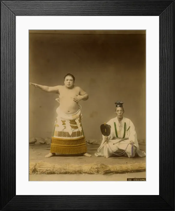 Framed Print : Japanese wrestler Framed Print : Japanese wrestler