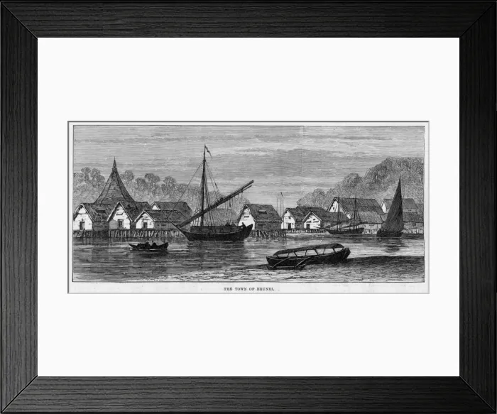 Framed Print : Borneo Brunei Framed Print : Borneo Brunei